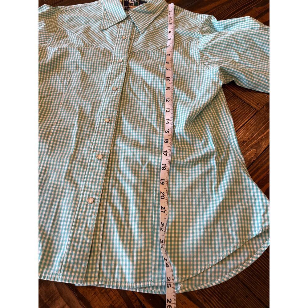 Western Cowgirl Retro Pearl Snap Shirt Women Medium Festival Button Up Farm Barn - Picture 6 of 9